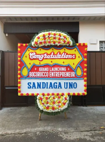 Papan Bunga Opening regol