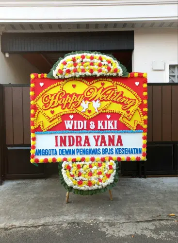 Papan Bunga Pernikahan regol