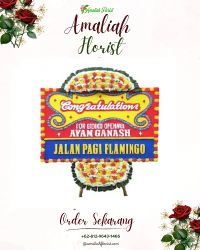 Bunga Papan Congratulation regol